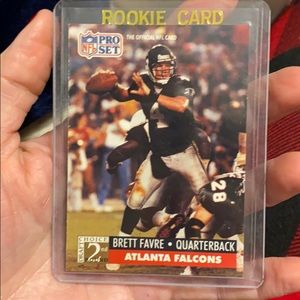 RARE BRETT FARVE FALCONS CARD